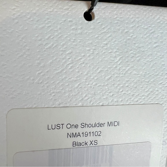 NEW Nookie from Revolve Lust One Shoulder Midi Dress in Black size XS - Picture 9 of 10